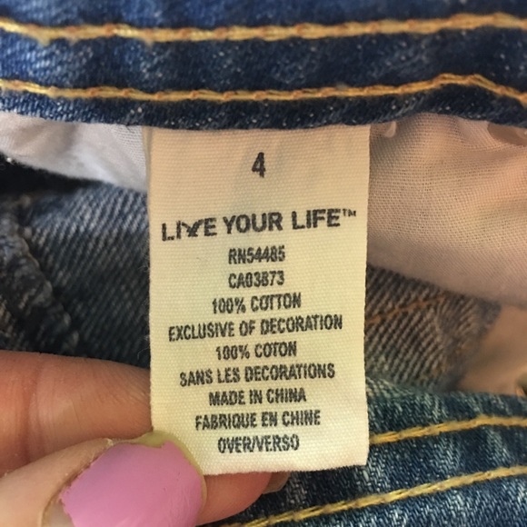 American Eagle Women's Distressed Denim Skirt 4 - Picture 4 of 6